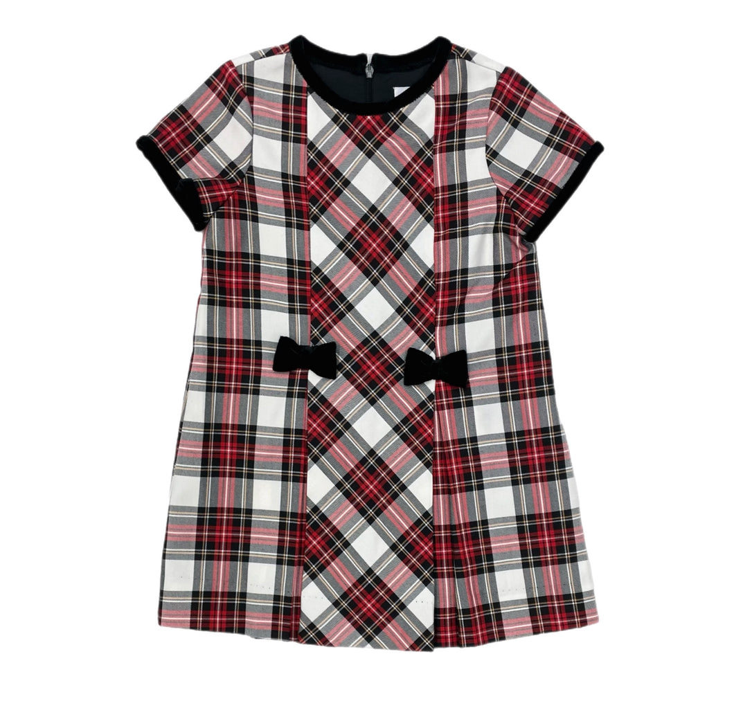 Florence Eiseman Tartan Plaid Dress w/ Bows