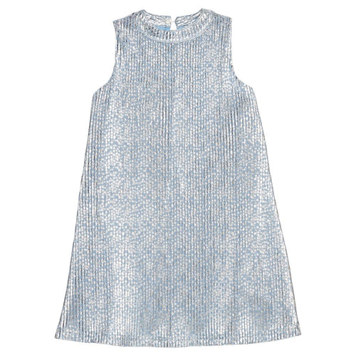 Bisby Blue Crinkle Stars Swing Dress