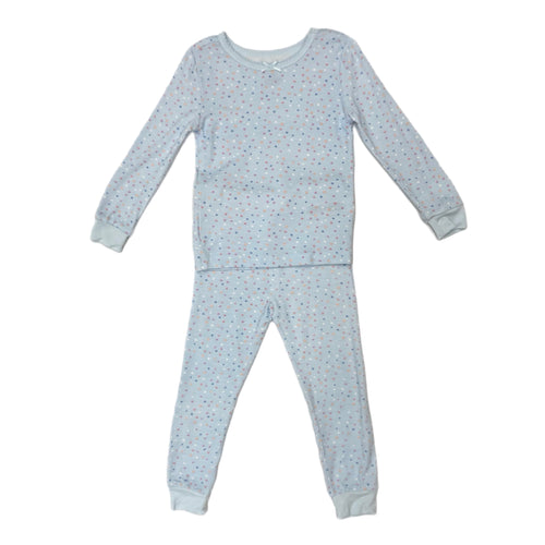 Little Me Blue Polka Dot PJ