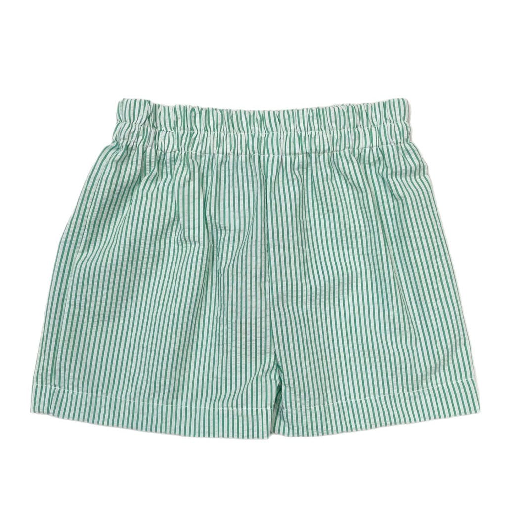 Funtasia Green Seersucker Shorts