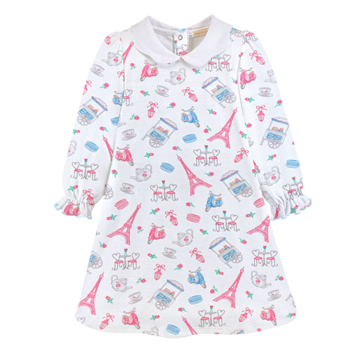 BCC Charming Tea Dress w/Scalloped Collar