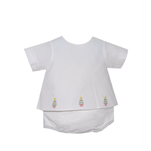 RN Bailey Christams Tree Boy Diaper Set