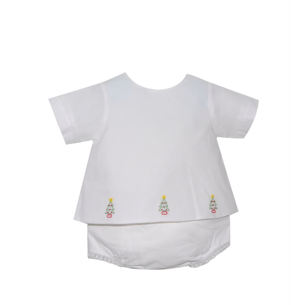RN Bailey Christams Tree Boy Diaper Set
