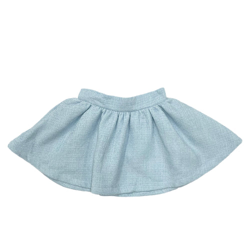 Lulu Bebe Sofie Blue Tweed Skirt