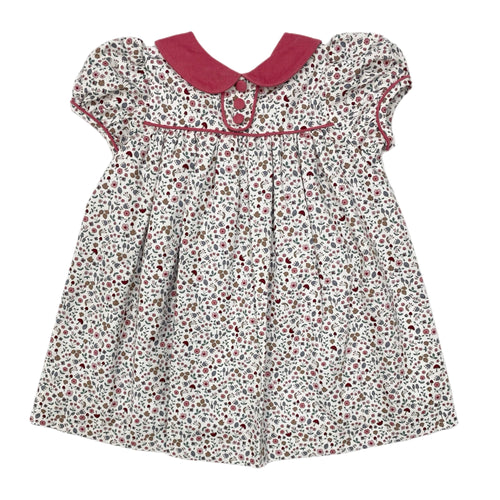 Marco & Lizzy Isabella Maroon Floral Float Dress