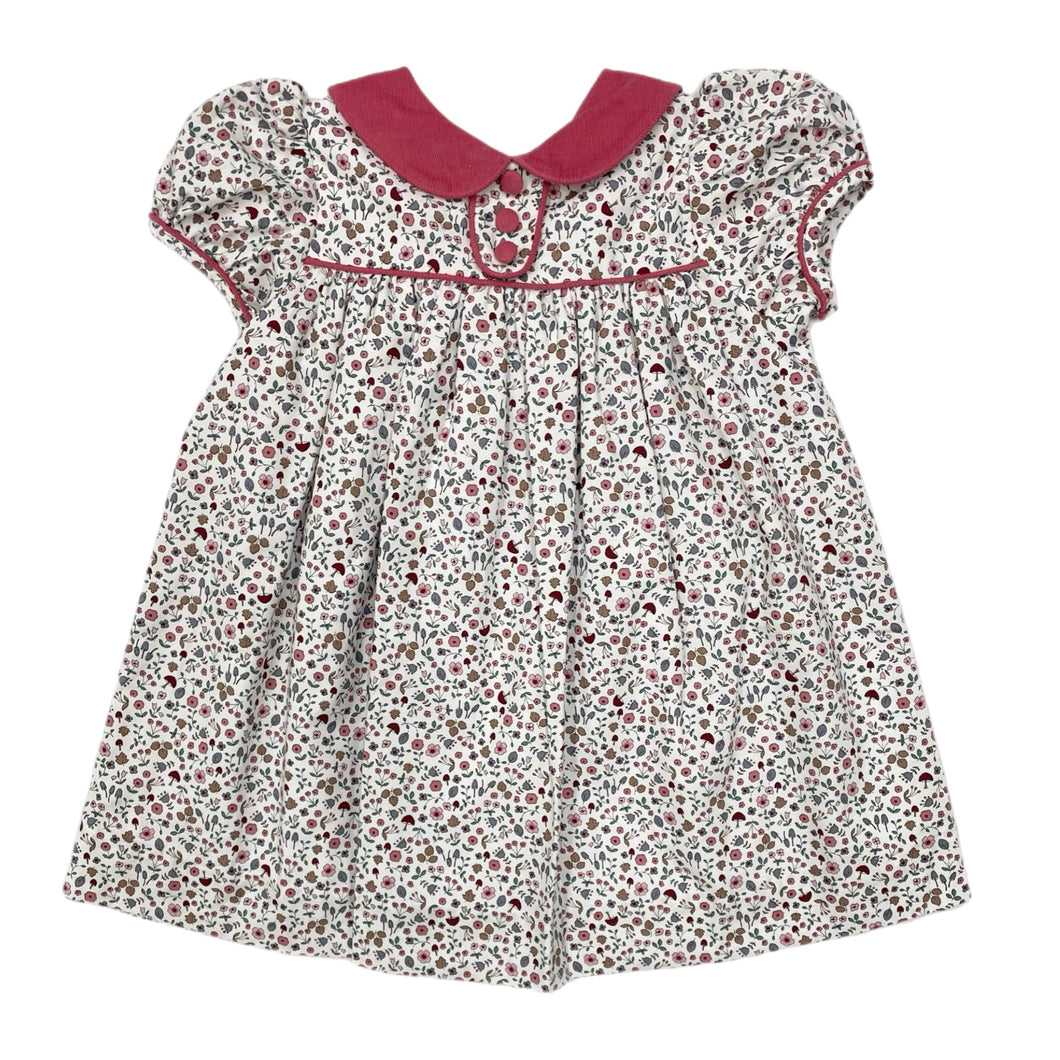 Marco & Lizzy Isabella Maroon Floral Float Dress