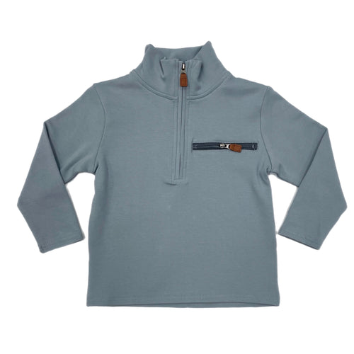 Millie Jay Kingston 1/4 Zip Pullover-Blue