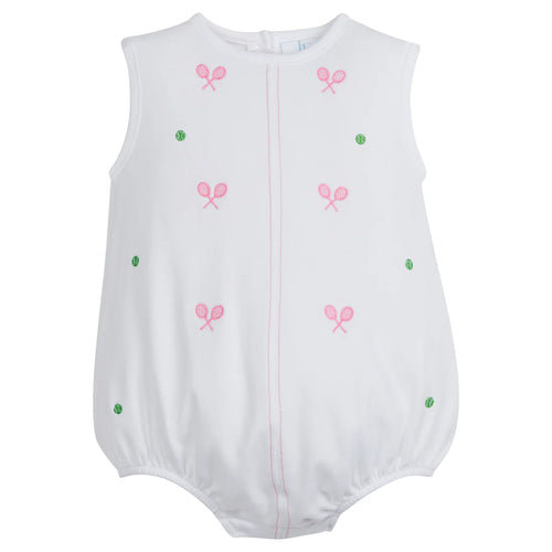 LE Pink Tennis Embroidered Bubble