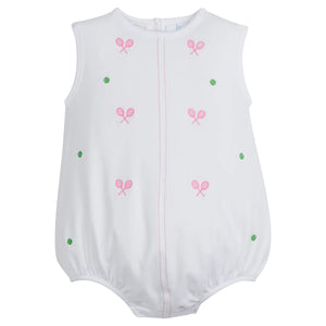 LE Pink Tennis Embroidered Bubble