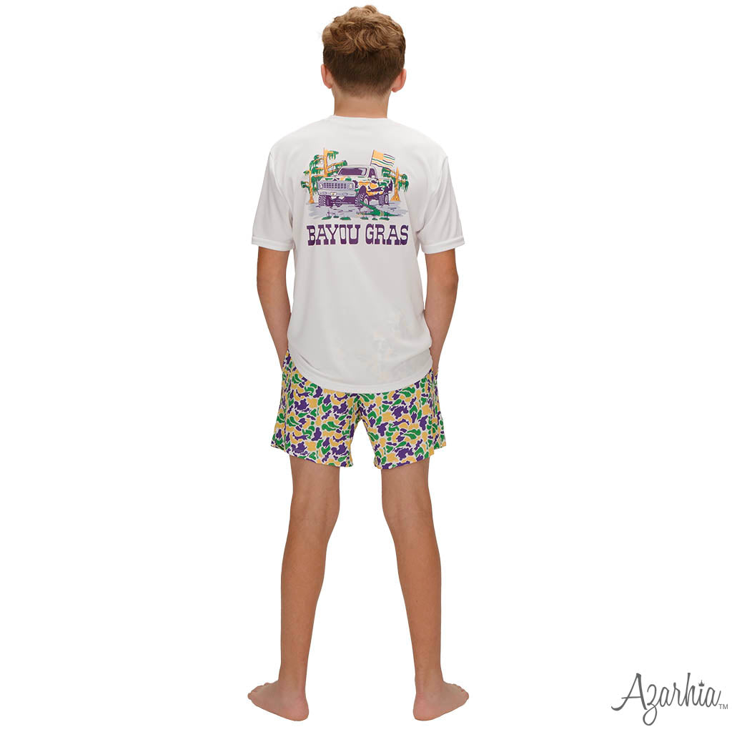 Azarhia Mardi Gras Camo Billy Short
