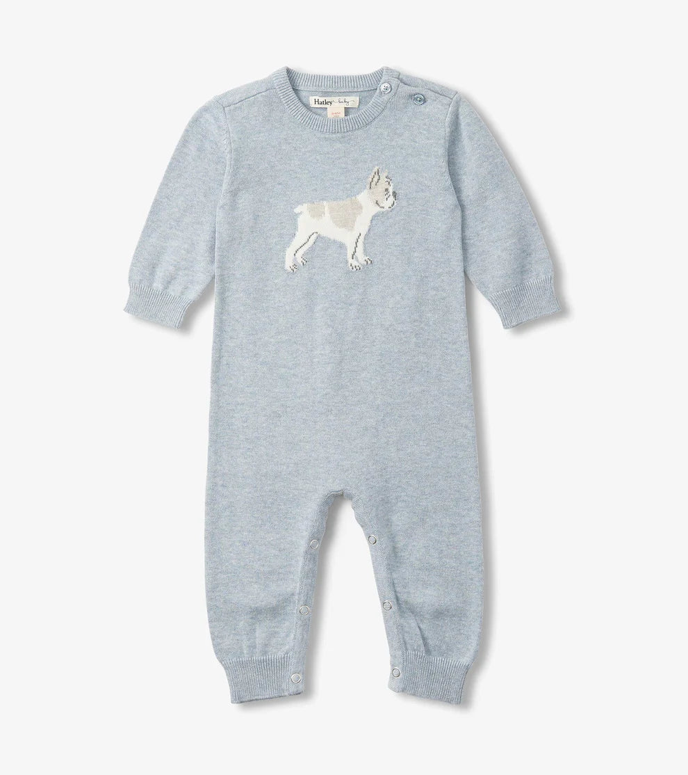 Hatley Little Bulldog Sweater Romper