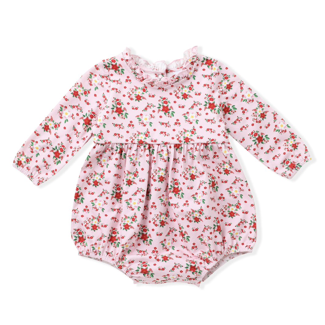 Swoon Baby Poinsettia Bubble-Red/Pink