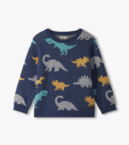 Hatley Dino Party Crew Neck Sweater