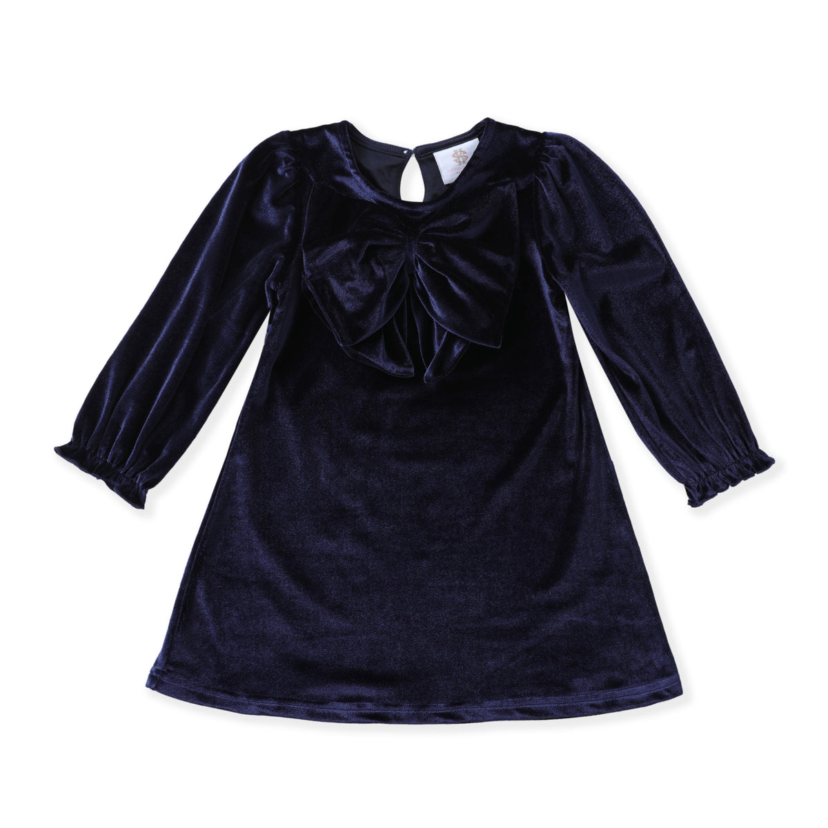 Swoon Baby Midnight Velvet Bow Dress