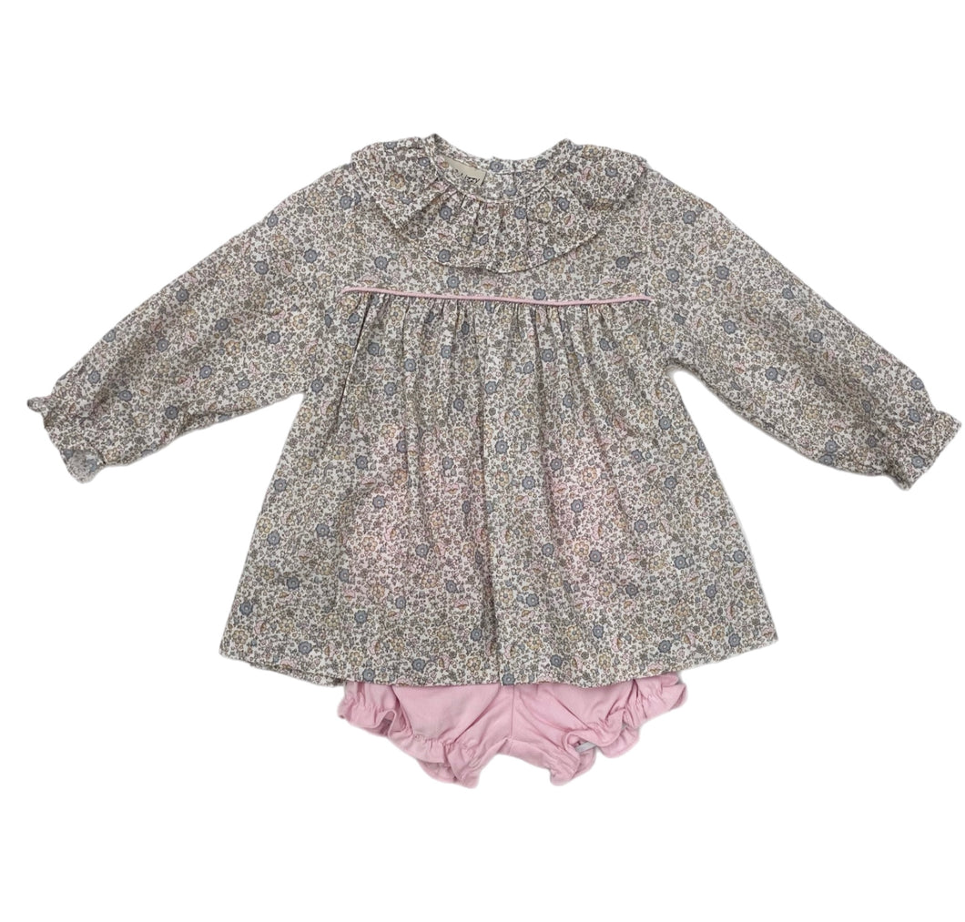 Little Threads Winter Meadow Bloomer Set