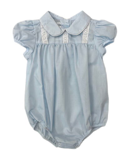 Baby Blessings Sweet Blue Eyelet Ivy Bubble