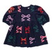 Pink Chicken Brooke Multi Bow Dress-Navy