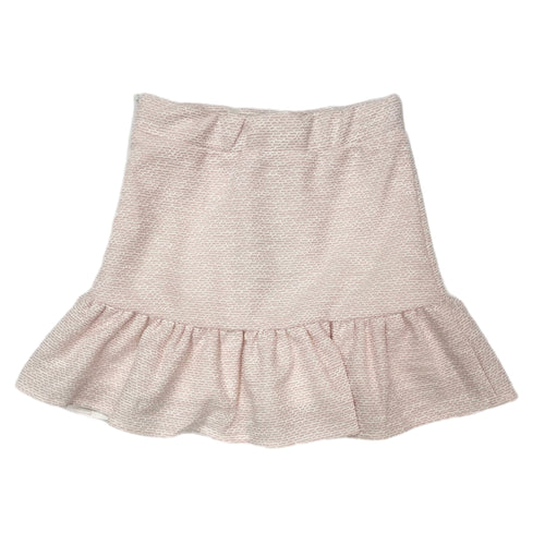 Little Olin Pink/Silver Tweed Ruffle Skirt