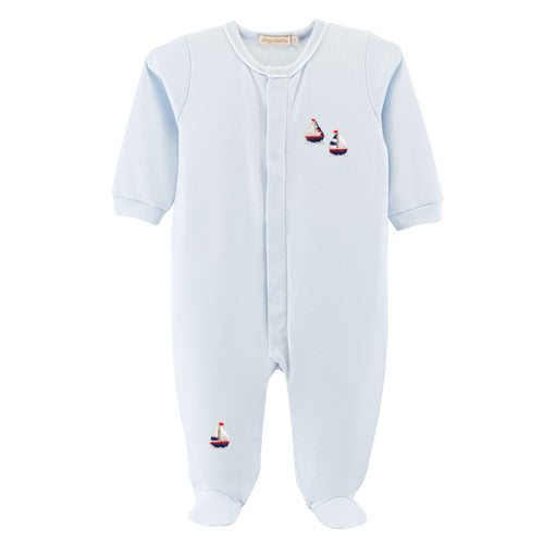 BCC Ocean Adventure Blue Emb Footie