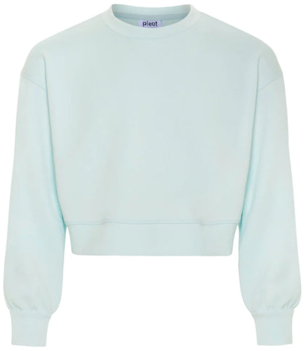 Pleat Darby Sweatshirt-Frost Cozy