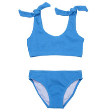 Snapper Rock Marine Blue Crop Bikini
