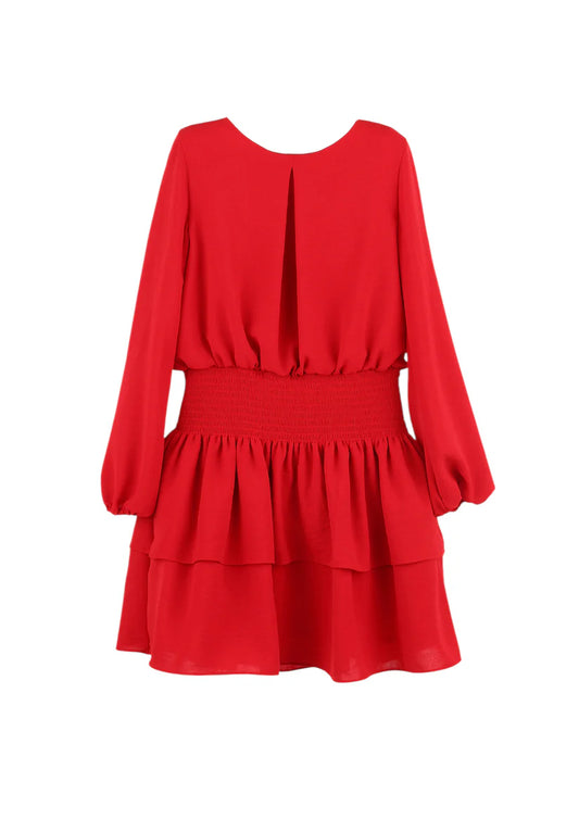 Gabby Amelia Dress-Red