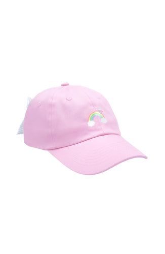 Bits & Bows Rainbow Sparkle Hat-Pink