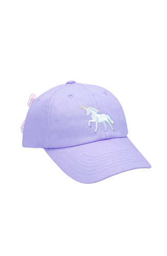 Bits & Bows Rainbow Unicorn Hat-Lavender