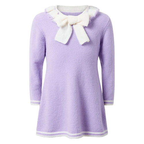 Rachel Riley Purple Boucle Dress