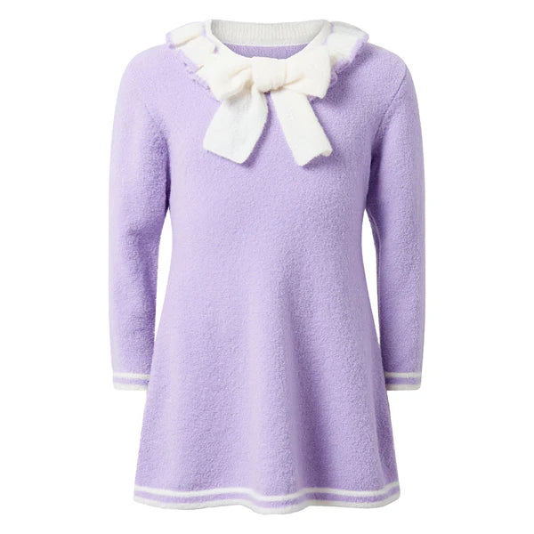 Rachel Riley Purple Boucle Dress