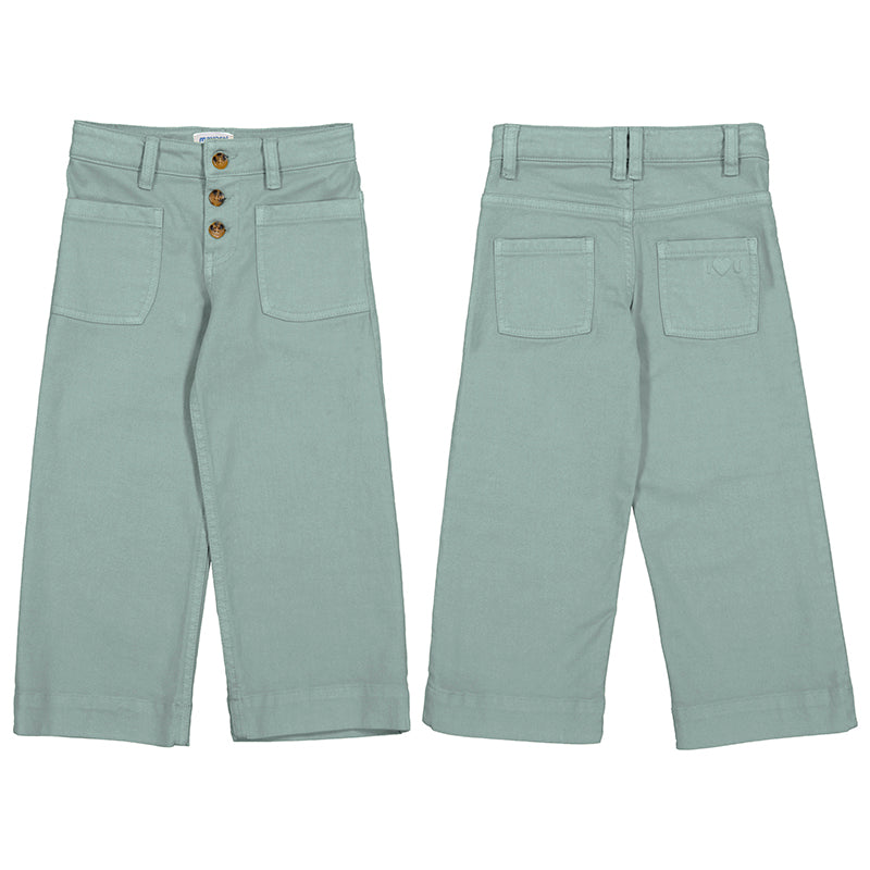 Mayoral Sage Green Twill Marine Pant