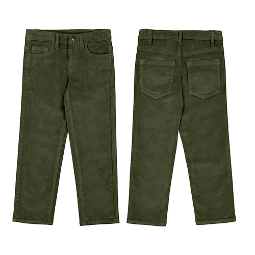 Mayoral Basic Cord Pants-Olive