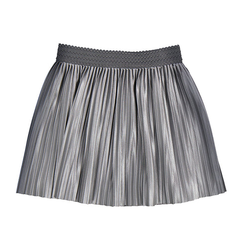 Mayoral Pleated Skirt-Silver
