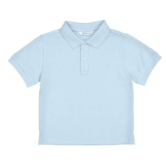 Mayoral Basic S/S Polo-Sky Blue