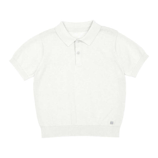 Mayoral S/S Polo-Cream