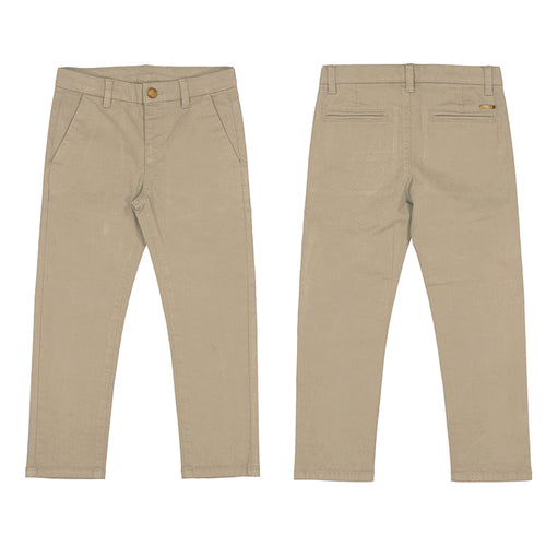 Mayoral Basic Twill Trousers-Sesame