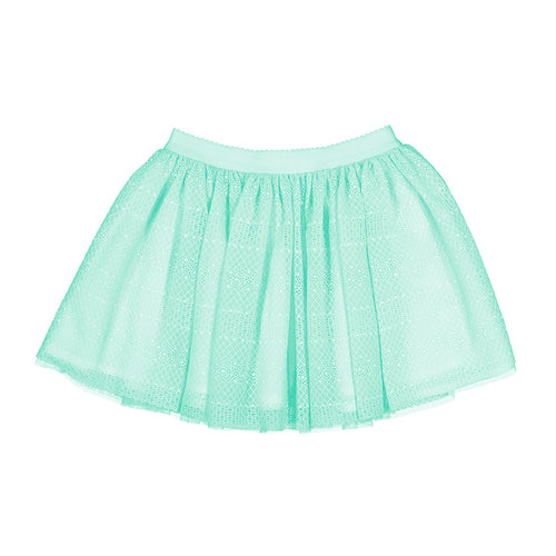 Mayoral Mint Tulle Skirt