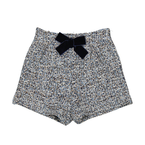 Mayoral Navy Tweed Shorts