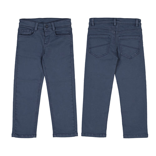 Mayoral Boys Straight Leg Pant-Steel
