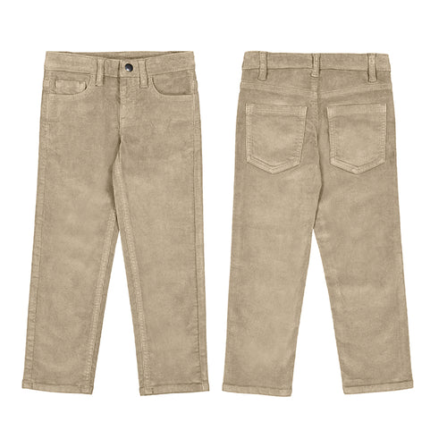 Mayoral Basic Cord Trousers-Cashew