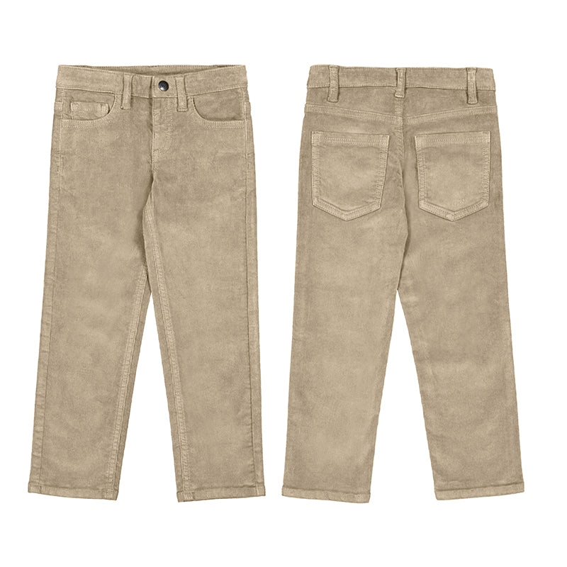 Mayoral Basic Cord Trousers-Cashew