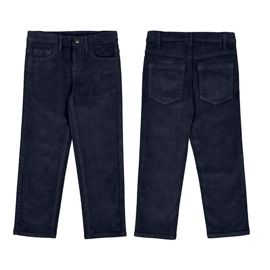 Mayoral Basic Cord Trouser-Navy