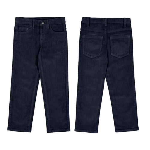Mayoral Basic Cord Trouser-Navy
