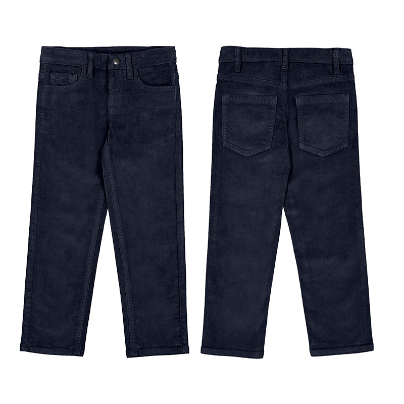 Mayoral Basic Cord Trouser-Navy
