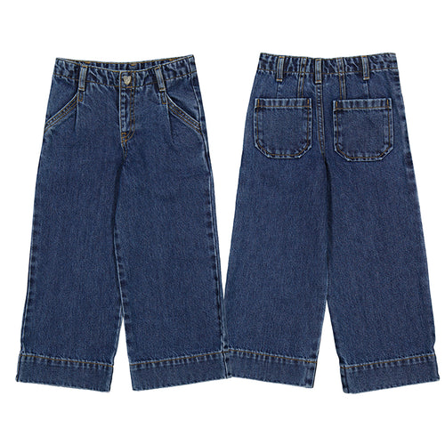 Mayoral Denim Wide Leg Pants