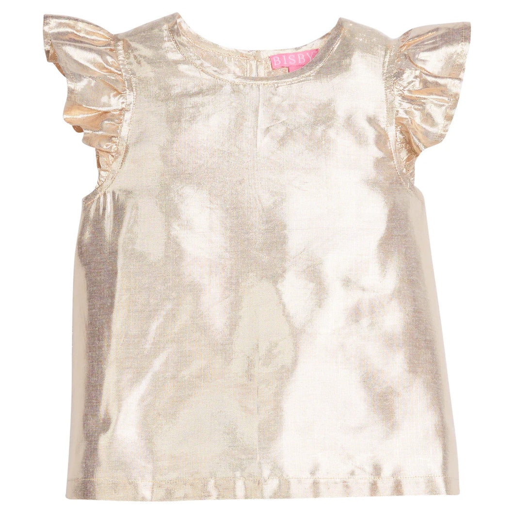 Bisby Gold Metallic Top