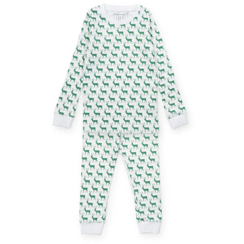 Lila & Hayes Grayson PJ Pant Set-Woodland Deer