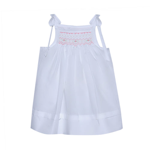 RN Hannah Dress w/ Ties-White