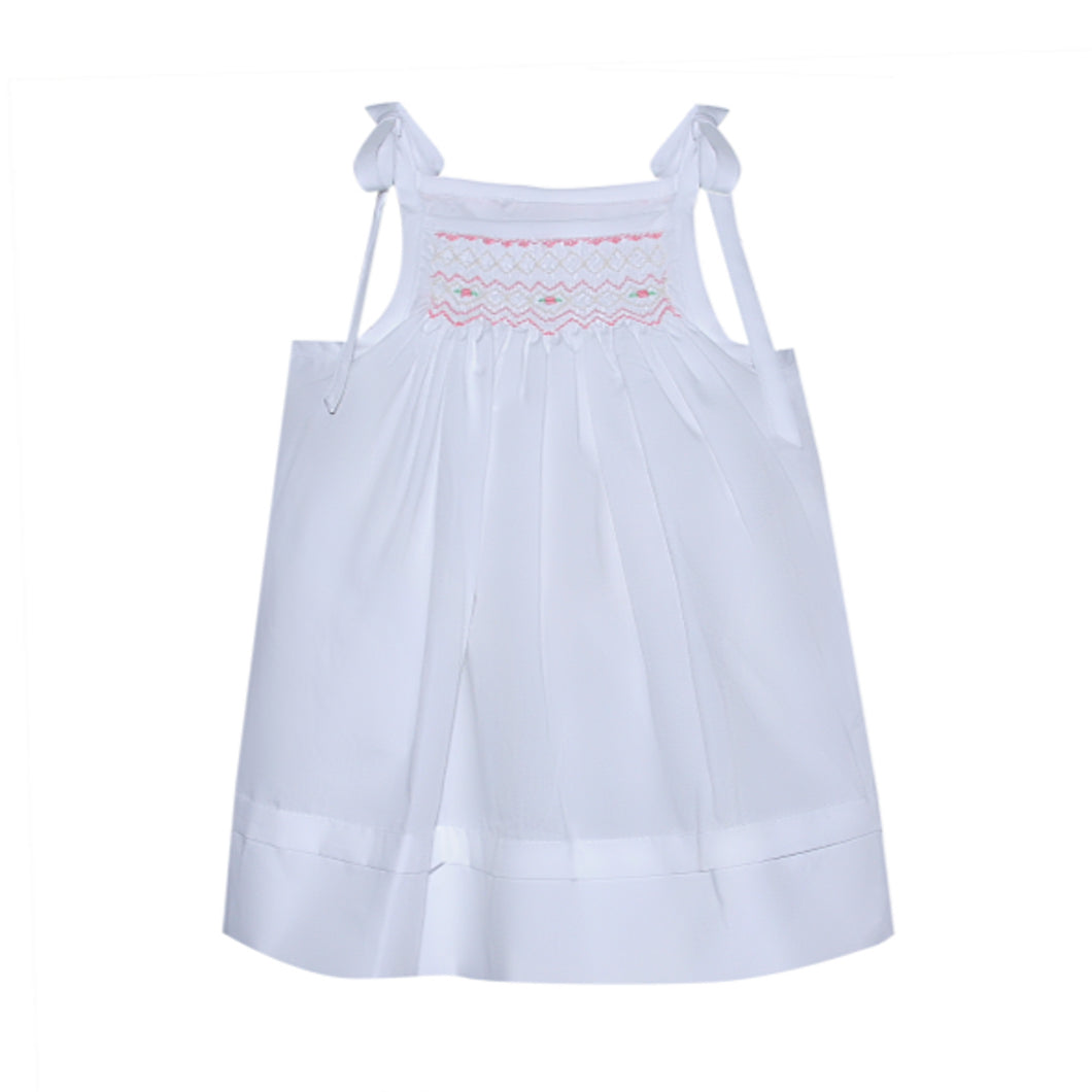 RN Hannah Dress w/ Ties-White