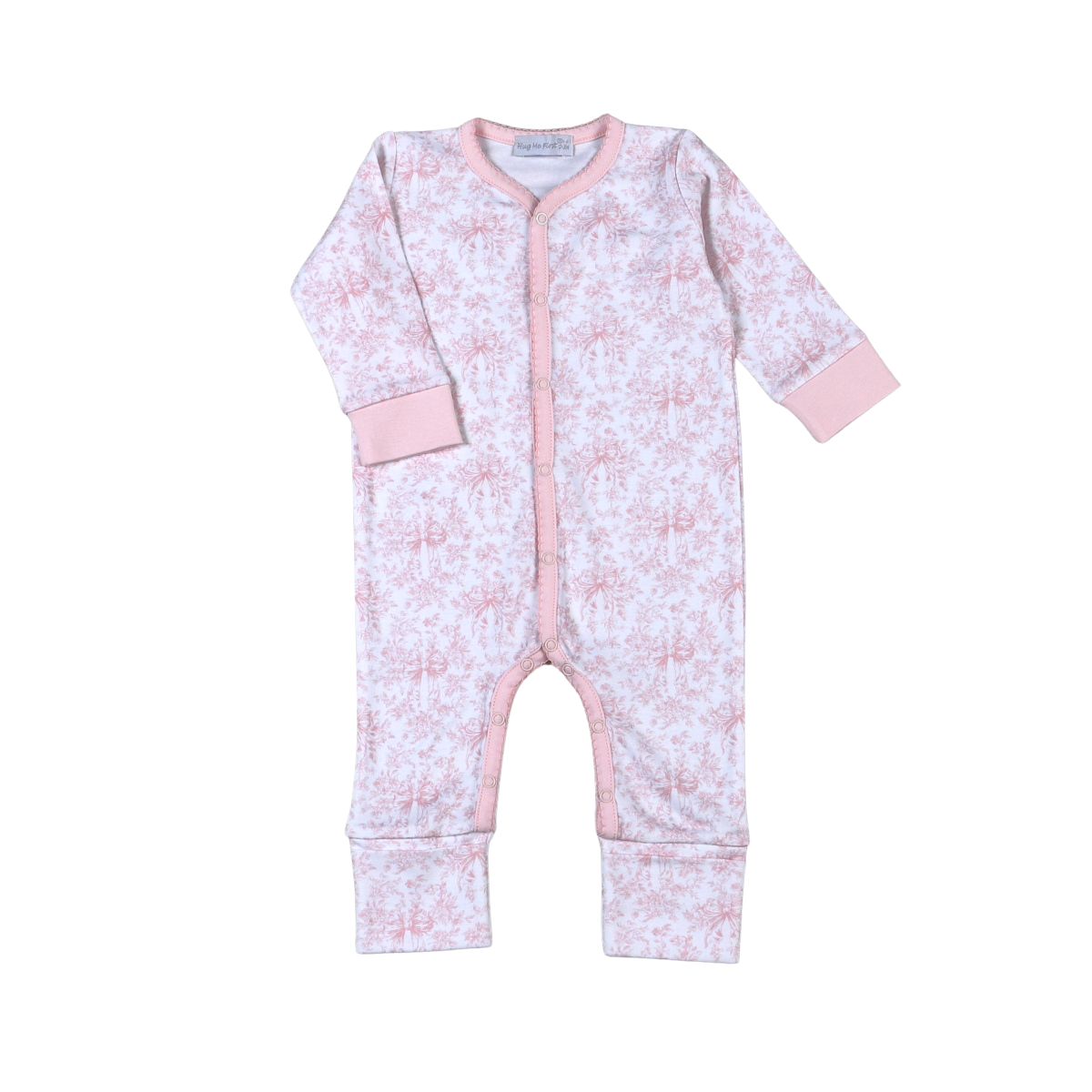 Baby Loren Pink Toile Playsuit